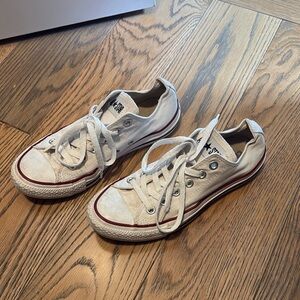 White Converse Low-Top Sneakers